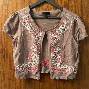 Never worn! INC Cropped Cardigan